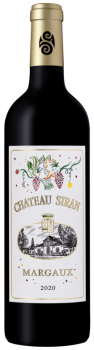 Flasche mit Sonderlabel des Chateau Siran 2020 Margaux