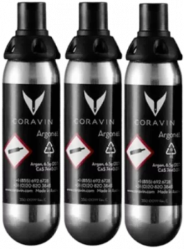 Coravin Patronen im 3er Set Argon Gas