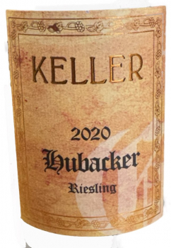 Weingut Keller 2020 Hubacker GG Riesling KPK Flörsheim-Dahlsheim