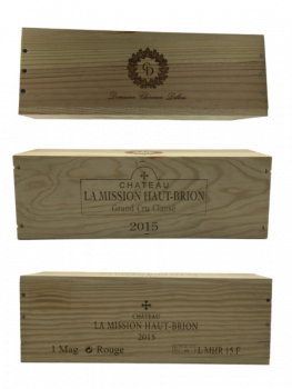 Magnum in 1er OHK Chateau La Mission Haut Brion 2015 rouge Pessac Loegnan