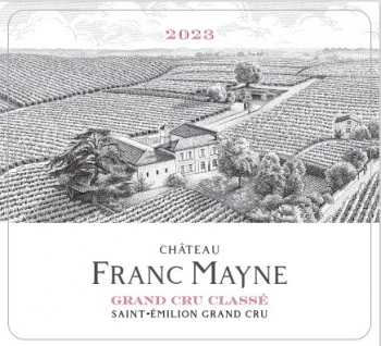 Label Chateau Franc Mayne 2024 Saint Emilion