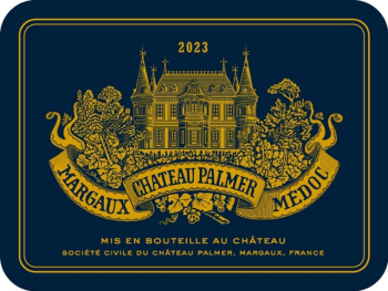 Label Chateau Palmer 2024 Margaux