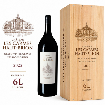Chateau Les Carmes Haut Brion 2022 Imperial 6 Liter in Holzkiste