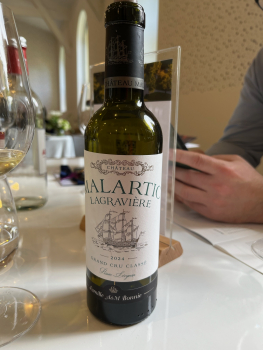 Chateau Malartic Lagraviere blanc 2024 Pessac Leognan