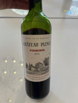 Verkostungsflasche des Chateau Plince 2024