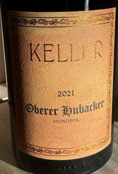 Weingut Keller 2021 Oberer Hubacker GG Riesling KPK Flörsheim-Dahlsheim