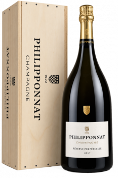 Philipponnat Reserve Perpetuelle Brut 3-Liter-Jeroboamflasche mit Holzkiste
