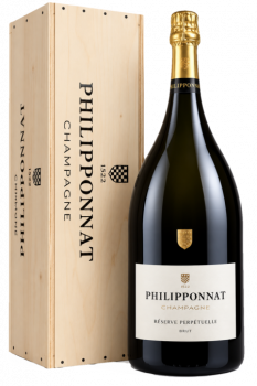 Philipponnat Reserve Perpetuelle Brut 6-Liter-Methusalemflasche mit Holzkiste