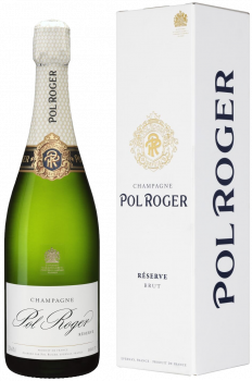 Pol Roger brut Reserve Champagner 0.75L in Geschenkverpackung